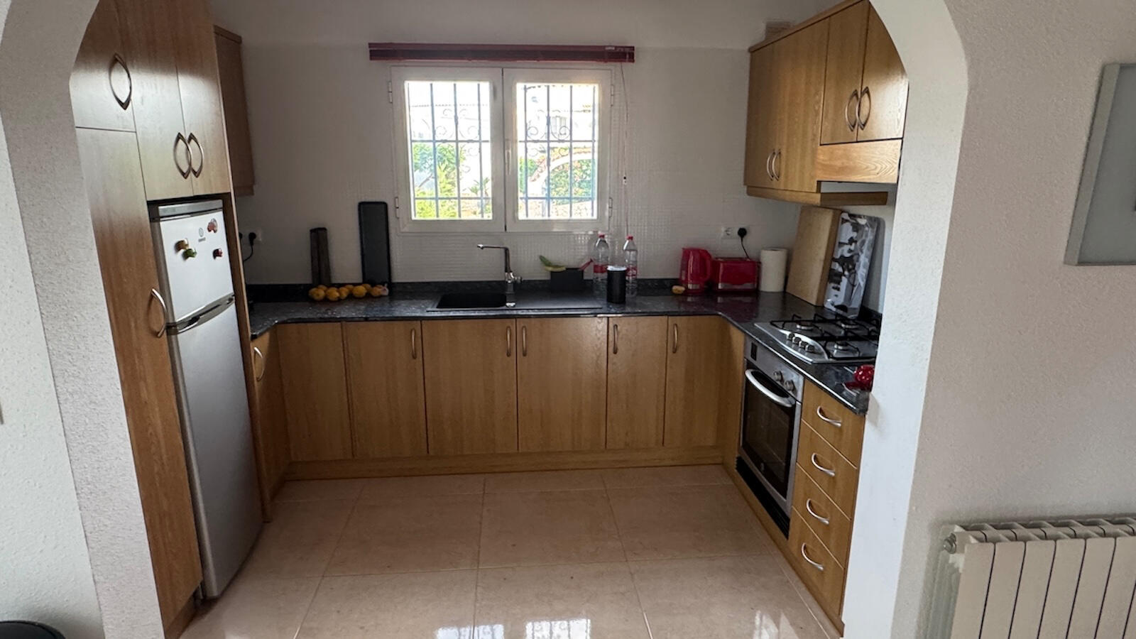 Cocina bien equipada